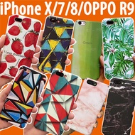 Glow Dark Case PC forst Casing cover for iPhone X iPhone 8 7 6s iPhone 6 Plus OPPO R11 R9S R9 A59