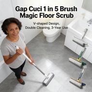 Broom Magic Brush Brush Floor Toilet Scrub Tile 1 in 5 Broom Gap Bathroom Kitchen