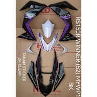 COVERSET HONDA RS150/ RS 150 V1,V2 WINNER (SIAP TAMPAL)