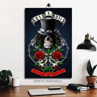 CHEAP WALL DECORATION ANGGOTA BAND GUNS N ROSES 20X30 | GUNS N ROSES BAND ROOM DISPLAY | Educational