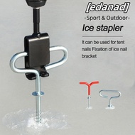 EDANAD Ice Anchor, Ice Fishing Set Up Ice Anchor Power Drill Adapter, Universal Shelters Quick Ice Shelter Power Drill Adapter Ice fishing