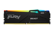 Kingston FURY Beast RGB 8GB 5200MT/s DDR5 CL40 DIMM Desktop Memory Single Module | Intel XMP 3.0 | I