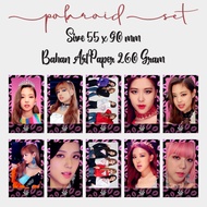 Polaroid Kpop Photocard Card Kpop Photo Blackpink Mv Ddu Du Du Du Du Du