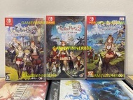 《今日快閃價》（中古二手）Switch NS遊戲 萊莎的鍊金工房 1+2+3合集 / 萊莎的鍊金工房 常闇女王與秘密藏身處 + 萊莎的鍊金工房 2  失落傳說與秘密妖精 + 萊莎的鍊金工房3  終結之鍊金術士與秘密鑰匙 / Atelier Ryza Ever Darkness &amp; the Secret Hideout +  Atelier Ryza 2 + Atelier Ryza 3 中文版 套裝