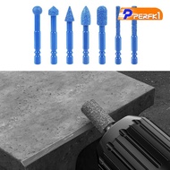 [Perfk1] 7Pcs Diamond Drill Bit Set Dry Diamond Drill Bit for DIY Construction Drill
