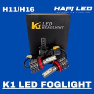 H11/H16 12,000LM HAPI LED K1 GOLDEN YELLOW FOGLIGHT  BULB