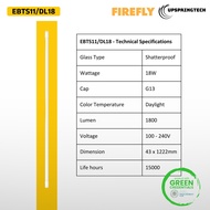 Firefly Basic Series LED T8 Tube 18W - EBTS11/DL18