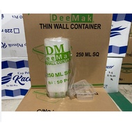 THINWALL DM 250 SQML (50 pcs) - 250ML SQ - CONTENTS 50 Sets - THINWALL Square 250 SQ - Thinwal Box 2