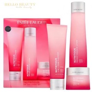 Estee Lauder 紅石榴升級亮肌抗氧套裝3件裝 [泡沬潔面乳125ml+精華水(潤)200ml+修護晚霜/面膜50ml](平行進口)新包装