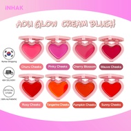 AOU Glowy Cream Blush 8 Colors Waterproof & Long Lasting Cream Blush Stick for Dewy Cheeks K-Beauty