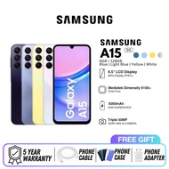 Samsung Galaxy A15 5G (6GB+128GB) | 6.5" Super AMOLED Display | 50MP Camera | Samsung Malaysia Warra