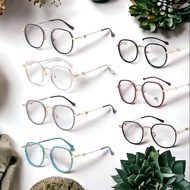 N81 Polygonal Women's Glasses Anti-Blue Light Frame