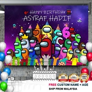 Birthday Banner / Hari Jadi - Among / Among Us