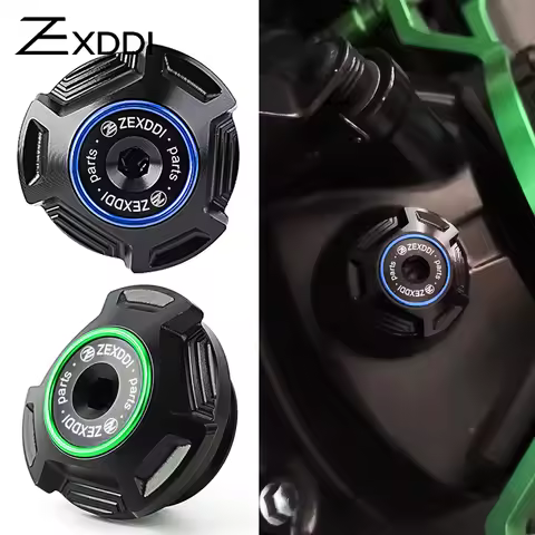 For kawasaki Z750 ZX6R ZX636 ZX-6R ZX10R ZX14R Versys X 300 ZH2 Motorcycle CNC Engine Oil Filler Cap