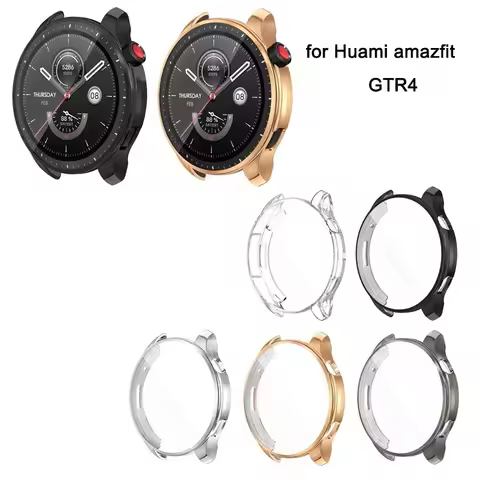 Soft TPU Case Cover For Huami Amazfit GTR4 GTR4 Pro GTR 4 Slim Watch Screen Protector