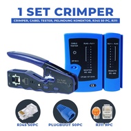 Crimper Complete Set Repair Network Teo Crimping Cable Cutting Tool 01-9