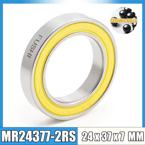 1PC MR2437-2RS Hybrid Ceramic Balls Bearings 24*37*7 mm ABEC-3 MR 24377 RS Bicycle BB90 Bracket Bott