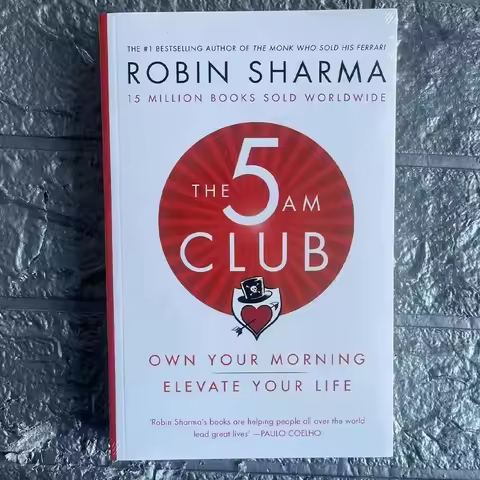 6025The 5AM Club By Robin Sharma Own Your Morning Elevate Your Life English Book psicologia libros b