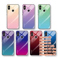 Phone Case For Xiaomi A2 Lite Mi A3 Lite Xiaomi A3 Xiaomi A2 Xiaomi A1 Mi Pocophone F1 Mi 8 Lite Luxury Colorful Bumper Gradient Tempered Glass Cover Hard Back Protective Case