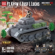 2Panzer Tank L Model Bobcat Toy Chinese Building Blocks Military Assembly100100Armored Vehicle Model