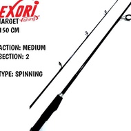 St123 Exori TARGET 150lb Fishing Rod, Exori Carbon Spinning Rod