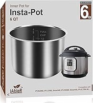 Genuine Inner Pot for Instant Pot 6 Qt Pot for InstaPot Inner Cooking Pot Stainless Steel (Equivalent to IP-POT-SS304-60) Nonstick Pot for IP-DUO, LUX, CSG 6Qt