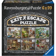 Escape Room Mystery - 6 Jigsaw Puzzles