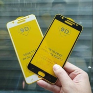 9D tempered glass Full screen J7 prime black and white