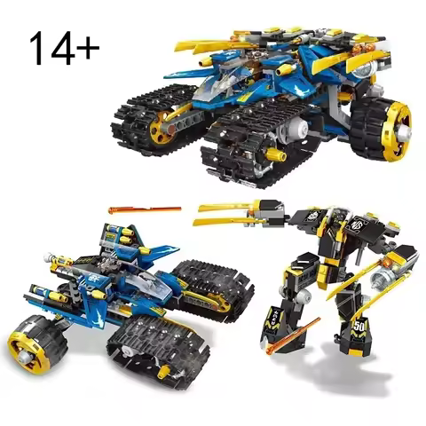 2026 New 606pcs Thunder Raider Building Blocks Bricks Toys for children Christmas Toys Gift 71699