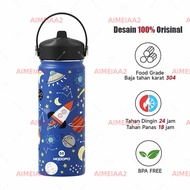 18oz Kids Tumbler Kids Thermos Water Bottle New Year Gift Thermos Flask Stainless Steel Cute Cartoon