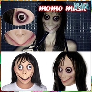 [CAS] Halloween Mask Zombies Skeleton Long Hair Momo Scary Mask Scary Challenge Games Evil Latex Mas