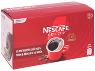Cà phê hòa tan kết hợp cà phê rang xay NESCAFE red cup