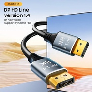 High Quality 8K DisplayPort Cable 8K 60Hz Audio Video Transfer V1.4 DP Cable for HDTV Projector Moni