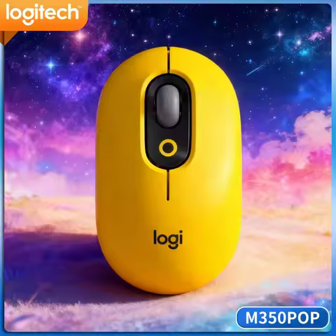 Wireless Logitech M350 POP Mouse 10M Stable Range Quiet Click Fully Compatible With Dell XPS 13 And 