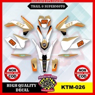 Ktm motorbike sticker KTM decal cool motorbike sticker trail motorbike cross sticker KTM Supermoto m