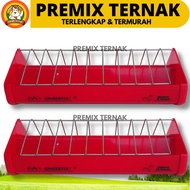DOC FEEDER MERAH KECIL - TEMPAT RANSUM DOC KECIL MEDION - Tempat Pakan Makan Ayam DOC