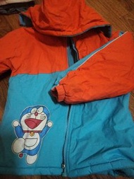兒童哆啦A夢防風防水保暖外套裡面鋪棉#23旋轉生日慶