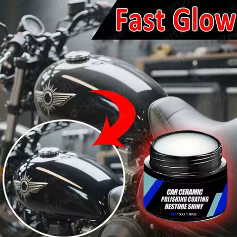 Motorcycle Fuel Tank Ceramic Nano Polish Coating Wax Liquid Nano Crystal Hydrophobic Layer Scratch R