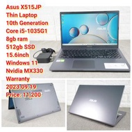 Asus X515JPThin Laptop10th GenerationCore i5-1035G1