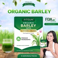 [FDA APPROVED] FITGUM Organic Barley - Pure Organic Barley Grass Powder Drink Rich in Fiber, Beta-gl