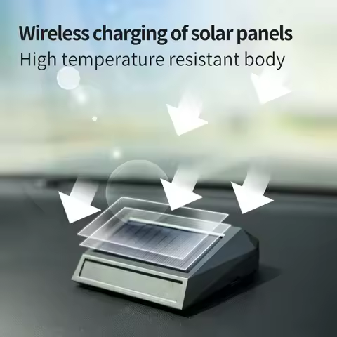 Solar Car Air Purifier Ozone Generator Car Intelligently Sterilizing Deodorizing And Removing Odors 
