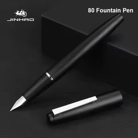 Jinhao 80 Fountain Pen Luxury Elegant Pens Fountain Pens EF F 0.3MM Extra Fine Nib Writing Office Sc