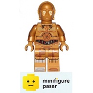 sw1201 Lego Star Wars 75339 75365 75397 75419 912310 - C-3PO Printed Leg Minifigure - New