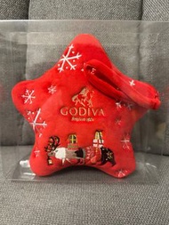 全新 2件全取 Godiva Christmas star plush & g cube chocolate truffle 12 粒 朱古力 連袋 cova