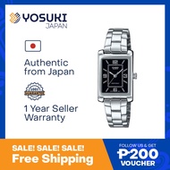 CASIO QUARTZ  LTP-1234DD-1A LTP-1234 STANDARD Black Wrist Watch For Woman from YOSUKI JAPAN