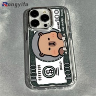Cute Capybara Phone Case For Samsung Galaxy S25 Edge S24 S23 S22 S21 S10 Plus S20 FE F55 F14 C55 M55