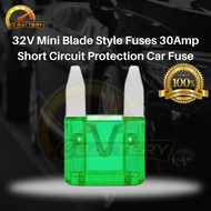 (MINI) 32V Mini Blade Style Fuses Short Circuit Protection Car Fuse | Mini Fuse 10Amp, 15Amp, 20Amp,