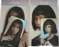 aespa演唱會二期閃卡set