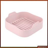 daminglack* Non Stick Fryers Basket Mat Multifunctional Silicone Square Food Safe Air Fryers Pot for Kitchen