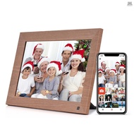 Andoer 10 Inch WiFi Digital Photo Frame Smart Digital Picture Frame Wall Mountable 1280*800 IPS Touchscreen 16GB Storage Auto Rotation Share Photos via APP with Backside Stand Christmas Gift  Tolomall